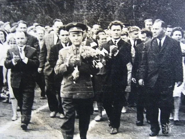 Юрий Гагарин в Клинцах