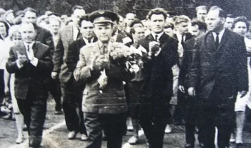 Юрий Гагарин в Клинцах