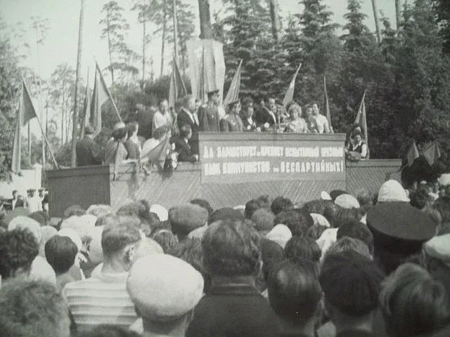 Юрий Гагарин в Клинцах